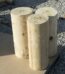 Tronco de madera maciza de 250 a 300 mm de diámetro sin corteza - tronco de madera sin corteza - wood log without bark