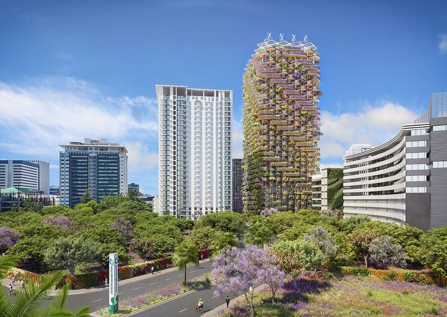 Vincent Callebaut Architectures diseña The Rainbow Tree, torre residencial Passivhaus en Filipinas 
