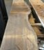 Tablón sin cantear de olmo - tapa de mesa encimera de madera - tronco de olmo - rodaja de madera - madera con corteza 352
