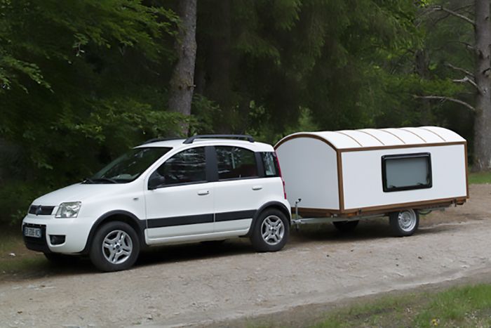 Caravana de madera Slidavan - Woodenwidget 