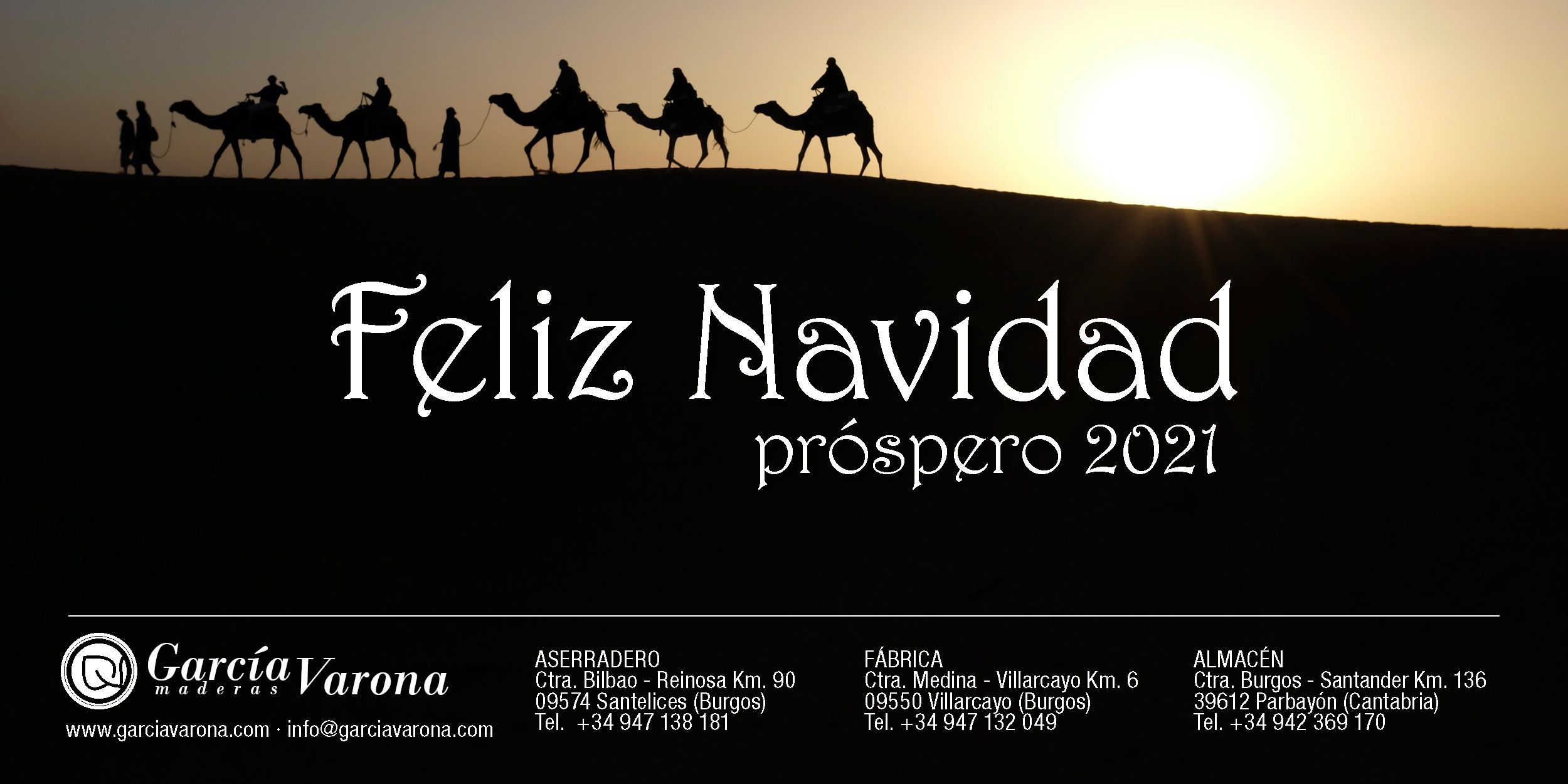 Tarjeta Navidad 2020-21 Maderas García Varona