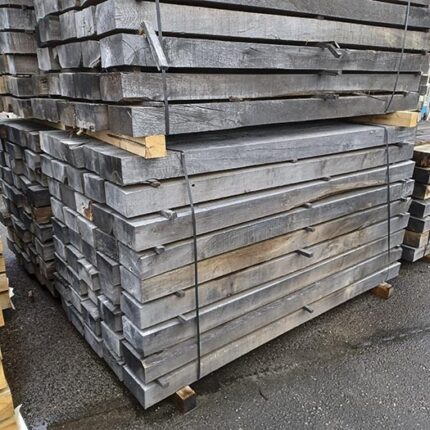 Traviesa de madera de roble macizo ecológica calidad rustica
