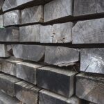 Traviesa de madera de roble macizo ecológica calidad rustica