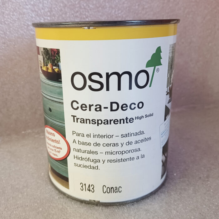 Cera deco Osmo transparente 750ml color cognac