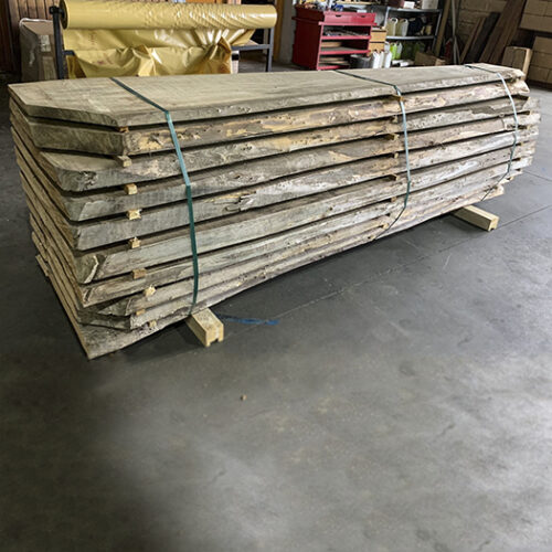 Tablón de haya maciza sin cantear por paquetes García Varona