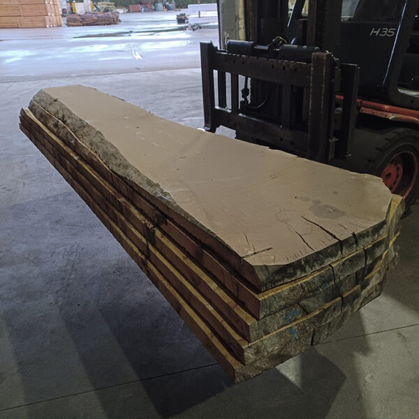 Tablón de madera de roble sin cantear García Varona