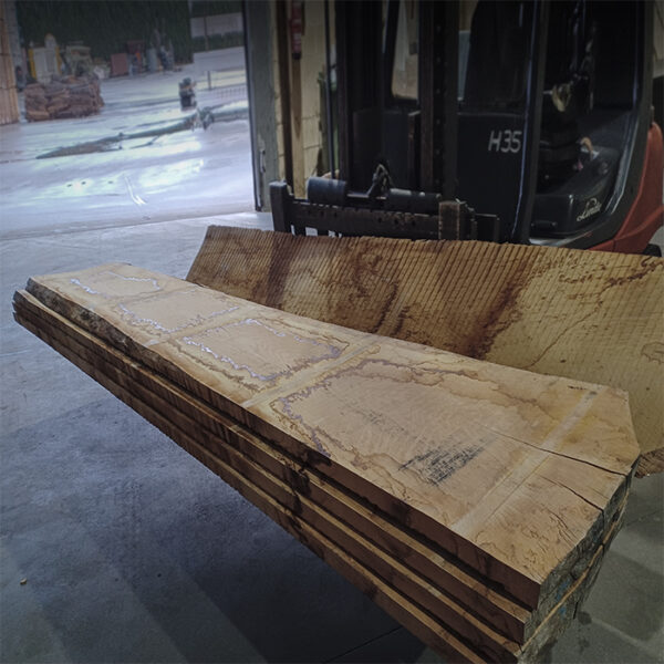 Tablón de madera de roble sin cantear García Varona