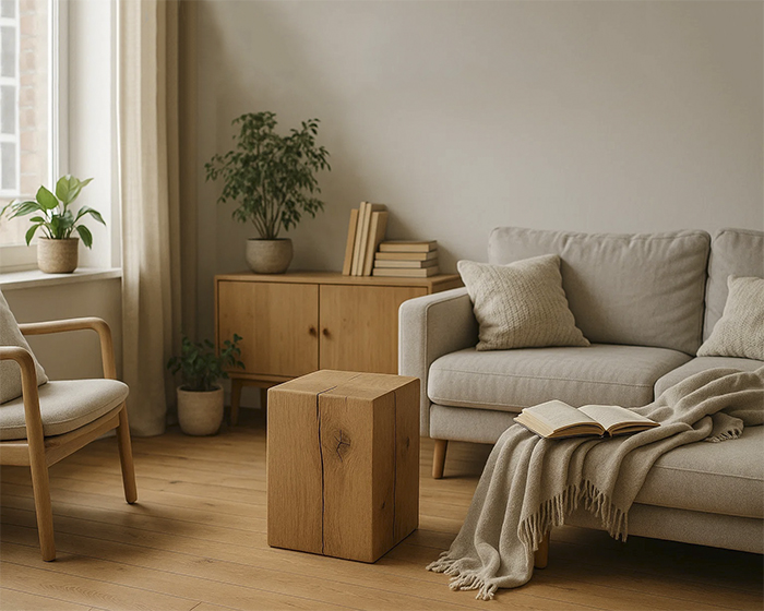 Dado de roble macizo - decoración tendencias 2025-26